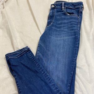 American eagle super hi rise jeggings